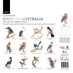 Alternative view of Birds of Australia - Jeremy Boot 2027 Square Wall Calendar