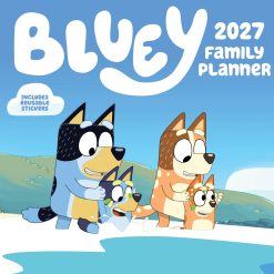 Bluey Family Planner 2027 Square Wall Calendar