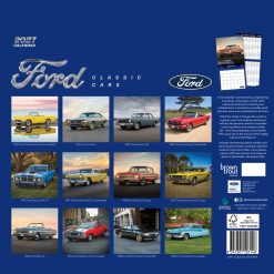 Alternative view of Classic Ford Cars 2027 Square Wall Calendar
