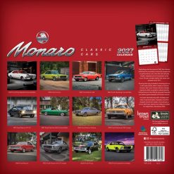 Alternative view of Classic Monaros 2027 Square Wall Calendar