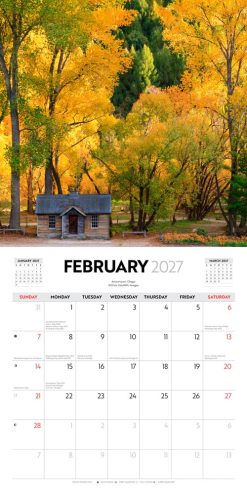 Colours of New Zealand 2027 Square Wall Calendar - Image 4