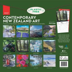 Alternative view of Contemporary New Zealand Art 2027 Square Wall Calendar