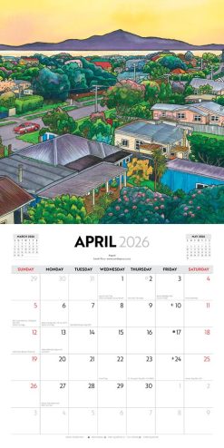 Contemporary New Zealand Art 2027 Square Wall Calendar - Image 3