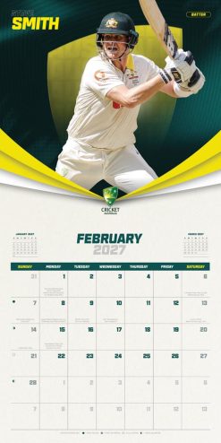 Cricket Australia 2027 Square Wall Calendar - Image 3