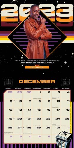 Doctor Who 2027 Square Wall Calendar - Image 4