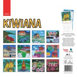 Alternative view of Kiwiana 2027 Square Wall Calendar