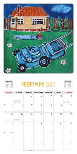 Kiwiana 2027 Square Wall Calendar - Image 3