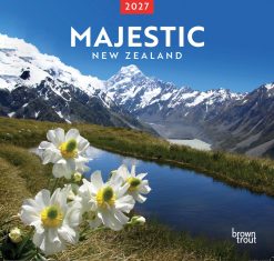 Majestic New Zealand 2027 Square Wall Calendar