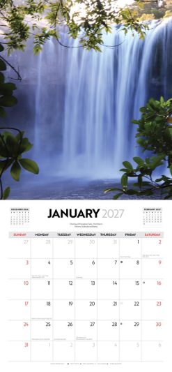 Majestic New Zealand 2027 Square Wall Calendar - Image 3