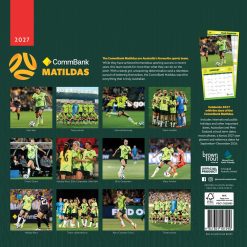 Alternative view of Matildas 2027 Square Wall Calendar