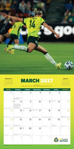 Matildas 2027 Square Wall Calendar - Image 3