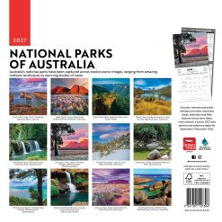 Alternative view of National Parks of Australia 2027 Square Wall Calendar