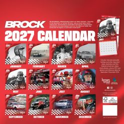 Alternative view of Peter Brock 2027 Square Wall Calendar