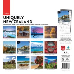 Alternative view of Uniquely New Zealand 2027 Square Wall Calendar