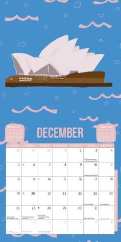 Australian Icons 2027 Mini Square Wall Calendar - Image 5