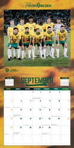 Socceroos 2027 Square Wall Calendar - Image 3