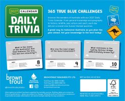 Alternative view of Daily Trivia 2027 Day To Day Desk Calendar