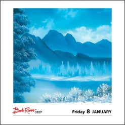 Bob Ross 2027 Boxed Desk Calendar - Image 3