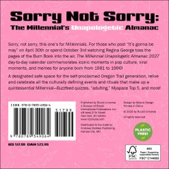 Alternative view of Millennial Nostalgia Almanac 2027 Boxed Desk Calendar