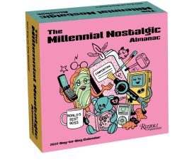Millennial Nostalgia Almanac 2027 Boxed Desk Calendar