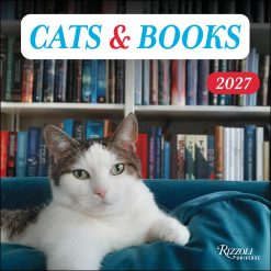 Cats & Books 2027 Square Wall Calendar