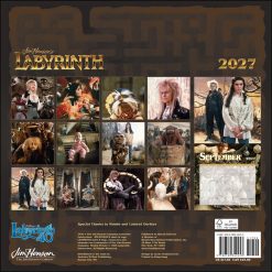 Alternative view of Jim Henson's Labyrinth 2027 Square Wall Calendar