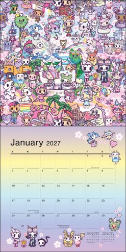 tokidoki 2027 Square Wall Calendar - Image 3