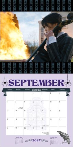 Wednesday 2027 Square Wall Calendar - Image 3