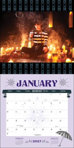 Wednesday 2027 Square Wall Calendar - Image 4
