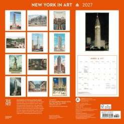 Alternative view of New York in Art 2027 Square Wall Calendar