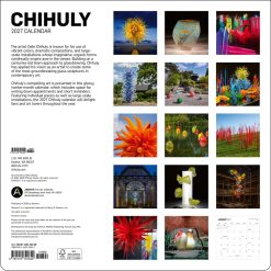 Alternative view of Chihuly 2027 Square Wall Calendar