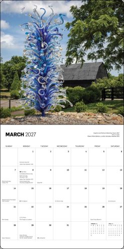 Chihuly 2027 Square Wall Calendar - Image 3