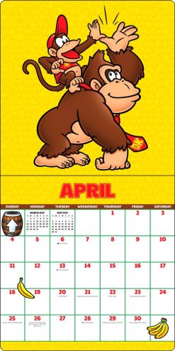 Donkey Kong 2027 Square Wall Calendar - Image 3