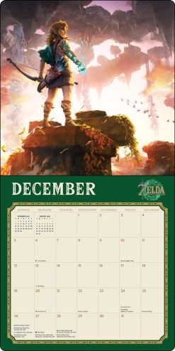 Legend of Zelda 2027 Square Wall Calendar - Image 3