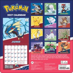 Alternative view of Pokemon 2027 Square Wall Calendar