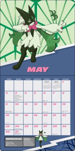 Pokemon 2027 Square Wall Calendar - Image 4