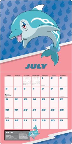 Pokemon 2027 Square Wall Calendar - Image 5