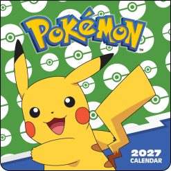 Pokemon 2027 Mini Square Wall Calendar