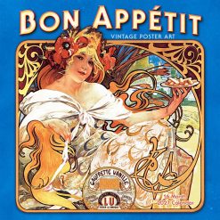 Bon Appetit: Vintage Food Posters 2027 Square Wall Calendar