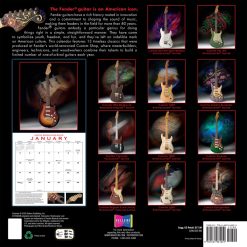 Alternative view of Fender Custom Shop Guitar 2027 Square Wall Calendar
