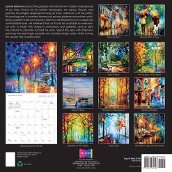 Alternative view of Impressions of Light: The Fine Art of Leonid Afremov 2027 Square Wall Calendar