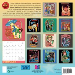 Alternative view of Twisted Nostalgia: Life Lessons from the Dark Side 2027 Square Wall Calendar