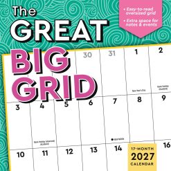 The Great Big Grid 2027 Square Wall Calendar