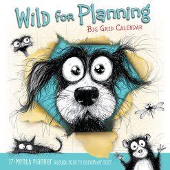 Wild for Planning Big Grid Calendar 2027 Square Wall Calendar
