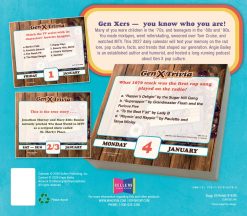 Alternative view of Daily Gen X Trivia 2027 Boxed Desk Calendar