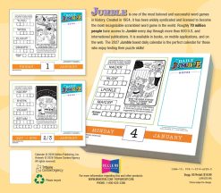Alternative view of Daily JUMBLE 2027 Boxed Desk Calendar