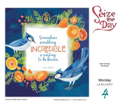 Seize the Day and Make it Yours 2027 Boxed Desk Calendar - Image 3