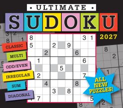 Ultimate Sudoku 2027 Boxed Desk Calendar