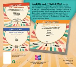 Alternative view of The Daily Trivia Quest 2027 Boxed Desk Calendar
