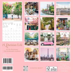 Alternative view of A Parisian Life 2027 Mini Square Wall Calendar